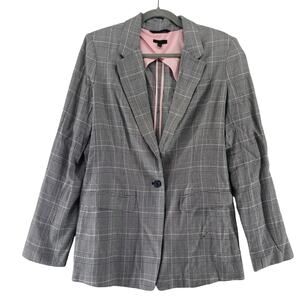 ATM Anthony Thomas Melillo Houndstooth‎ Plaid Jacket Size 12